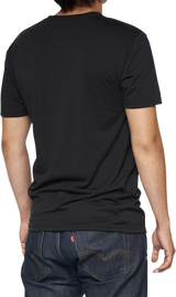 100% Tech Speed T-Shirt - Black - Small 35030-001-10