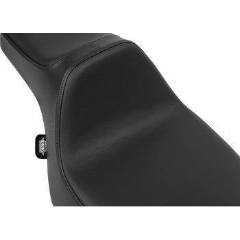 DRAG SPECIALTIES SEATS Extended Reach Predator III Set - Vinyl/Solar Leather - Smooth - FLT/FLH '23-'24 0801-2062