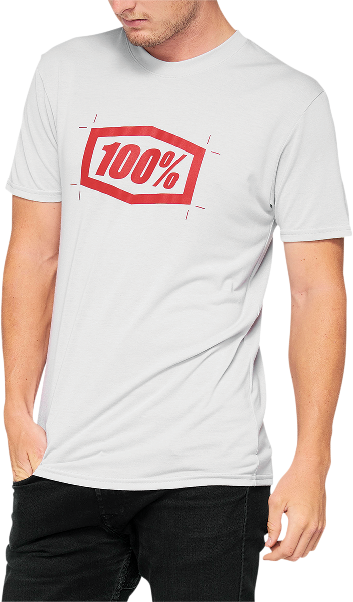 100% Cropped Tech T-Shirt - Vapor - Large 35026-404-12