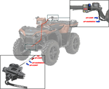 KFI PRODUCTS Plug-N-Play Synthetic Winch - 3500 lb - Polaris ASP-35