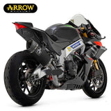 71002PTN  Arrow Pista Slip-on Exhaust, Titanium Dark for Aprilia RSV4 1100 Factory 19-20