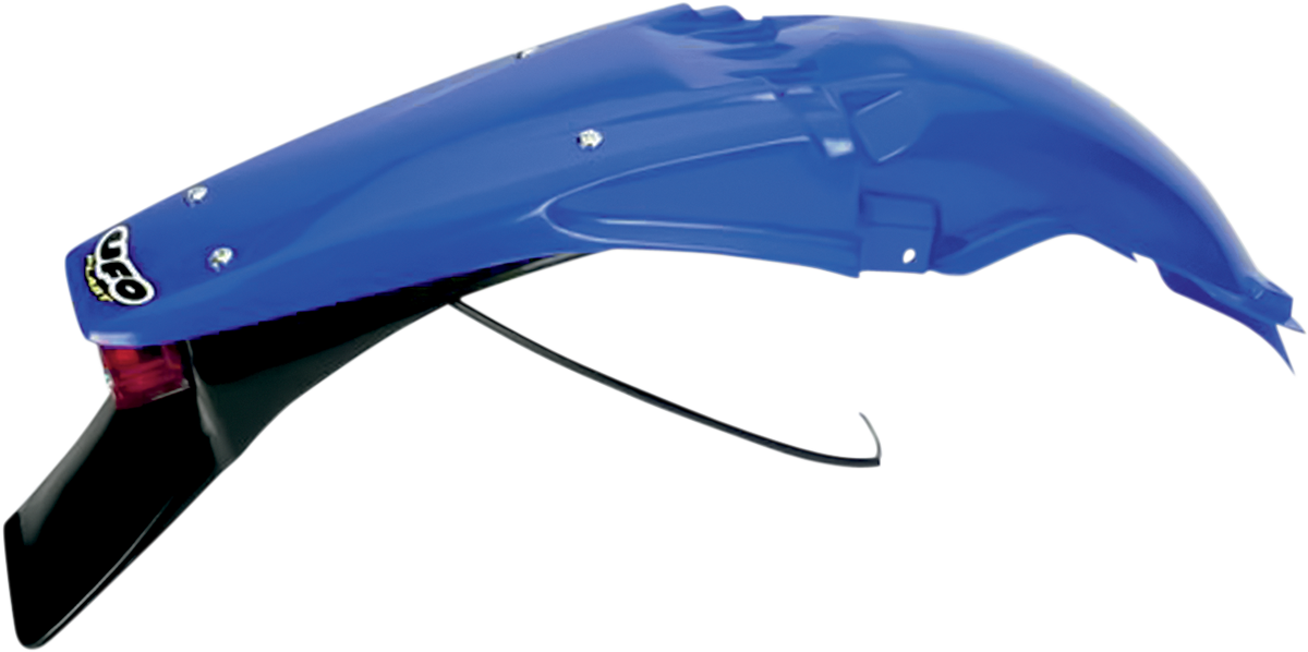 UFO Enduro Rear Fender with 21/5W Light - Reflex Blue YA03814T089