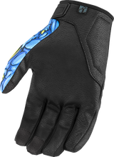 ICON Hooligan™ Kryola Kreep Gloves - Blue - Medium 3301-4723