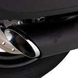 VANCE & HINES Twin Slash Slip-On Muffler - Black - Softail 46750
