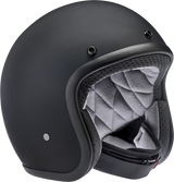 BILTWELL Bonanza Helmet - Flat Black Factory - Small 1001-638-202