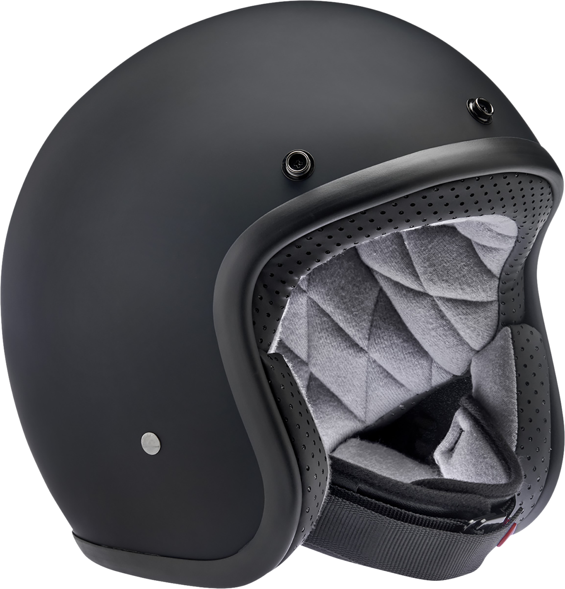 BILTWELL Bonanza Helmet - Flat Black Factory - 2XL 1001-638-206