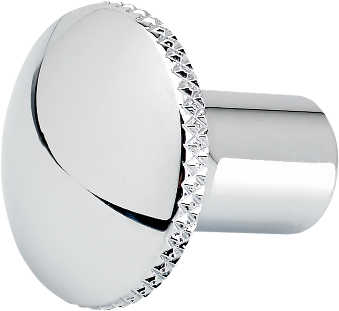 JOKER MACHINE Choke Knob - Knurled - Chrome 02-57C