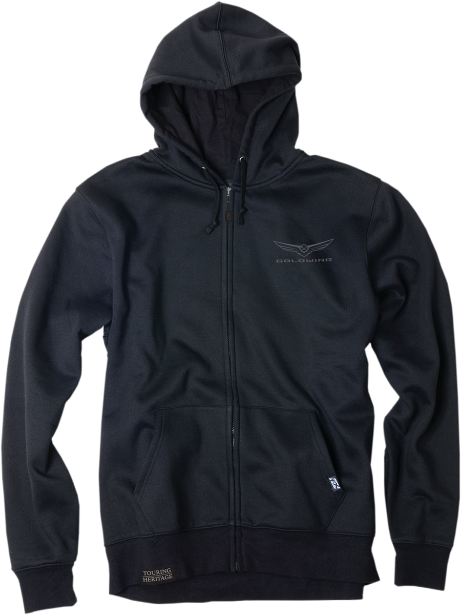 FACTORY EFFEX Goldwing Burst Zip Hoodie - Black - XL 25-88816