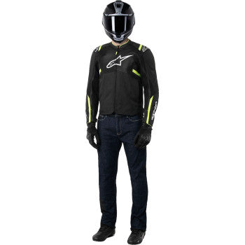 ALPINESTARS T-SPS Air v2 Jacket - Black/Yellow Fluo - Small 3301025-155-S