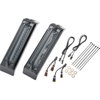 CIRO Filler Panel Tail Lights - Smoke Lens - Black 42051