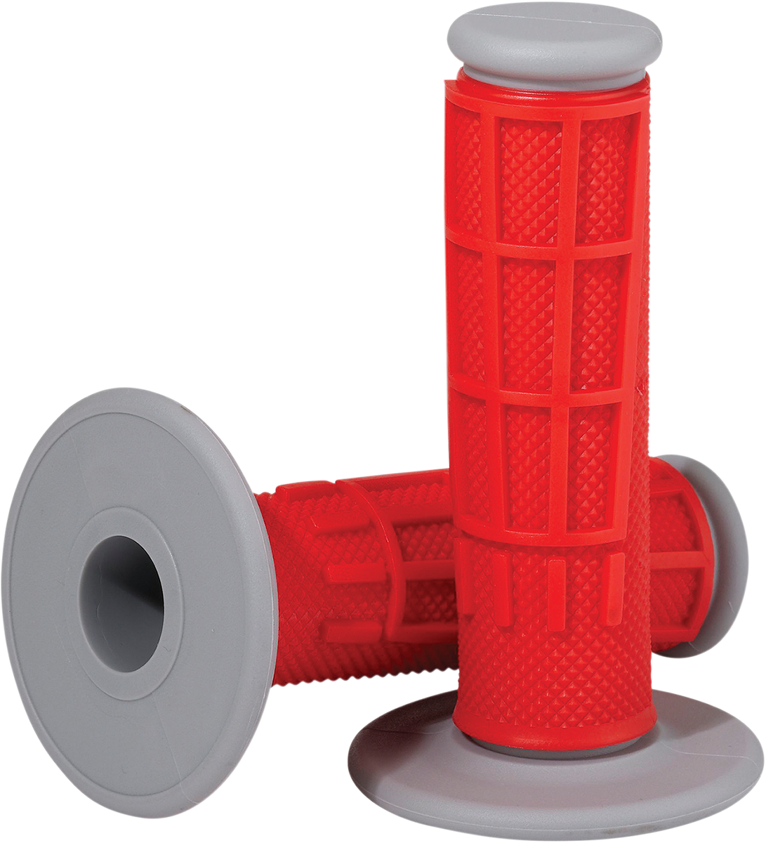 MOOSE RACING Grips - Compound - Half-Waffle - Red 1MG2315-REM