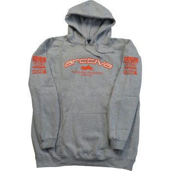 PROFORMANCE SCREEN PRINT Arctiva Promo Hoodie - Gray - Large 9901-0326