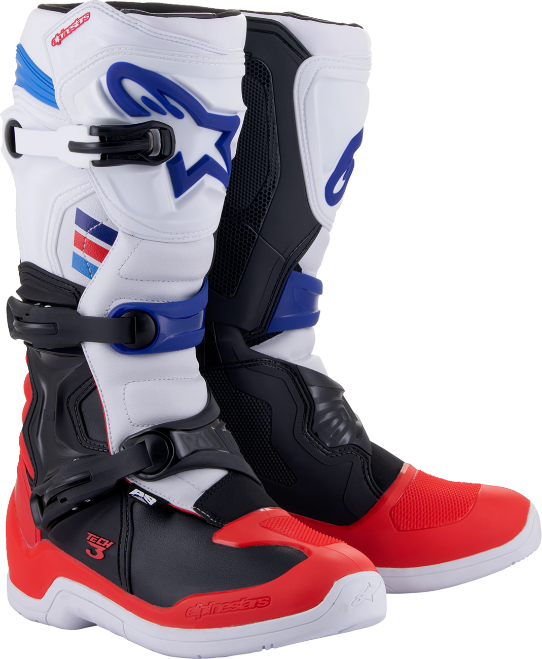 ALPINESTARS Tech 3 Boots - White/Red/Black - US 7 2013018-2307-7