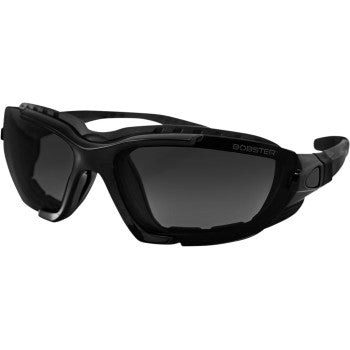 BOBSTER Renegade Gafas de sol - Convertibles - Negro brillante - Humo/Transparente BREN201 