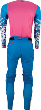 MOOSE RACING Agroid Jersey - Blue/Pink/White - Small 2910-6386