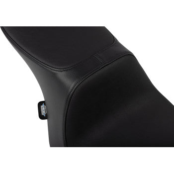 DRAG SPECIALTIES Predator 2-Up Seat - Vinyl - Smooth - w/o Backrest - FLTR/FLHX '23-'24 0801-1947