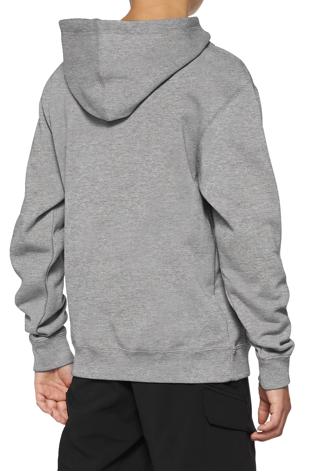 100% Youth Icon Hoodie - Gray - Large 20030-00006