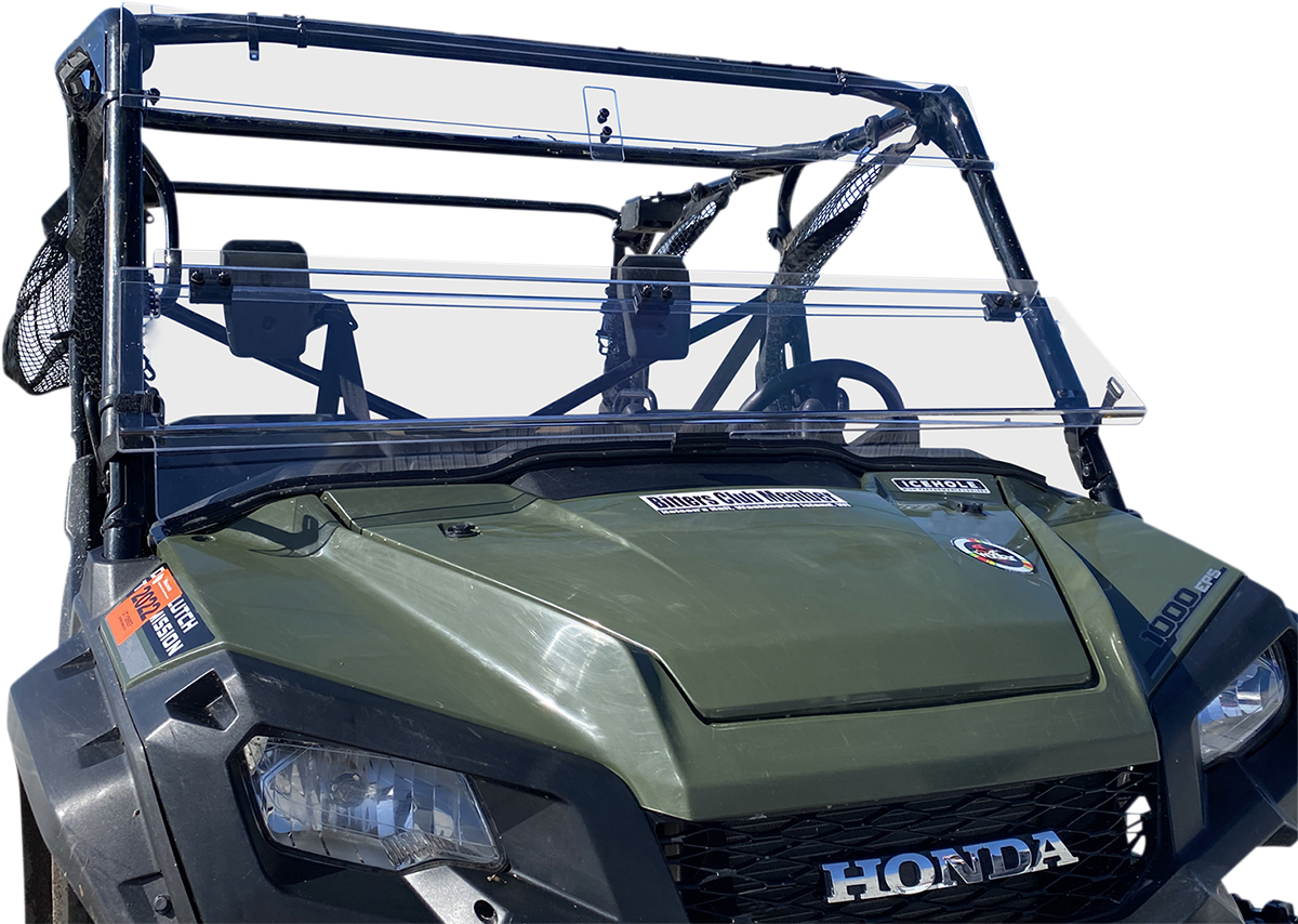 MOOSE UTILITY Full Folding Windshield - Deluxe - Pioneer V000258-12200M