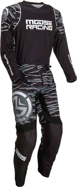 MOOSE RACING Qualifier Pants - Black/White - 36 2901-10040