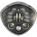 J.W. SPEAKER Adaptive 2 LED Headlight - 7" Victory - Black 555151