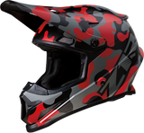 Z1R Rise Helmet - Camo - Red - Large 0110-6082