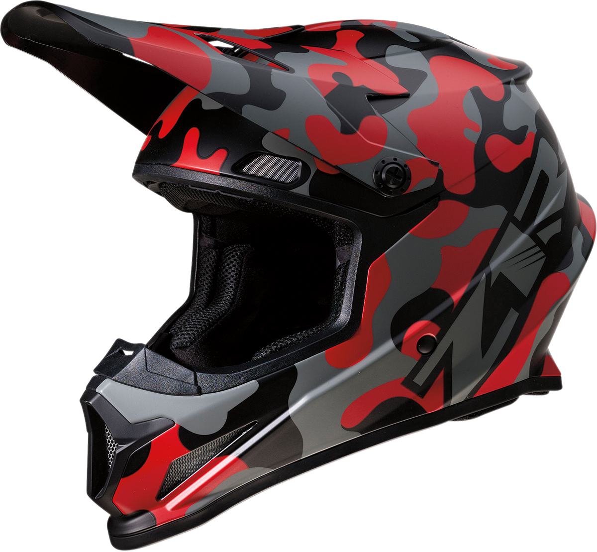 Z1R Rise Helmet - Camo - Red - 2XL 0110-6084