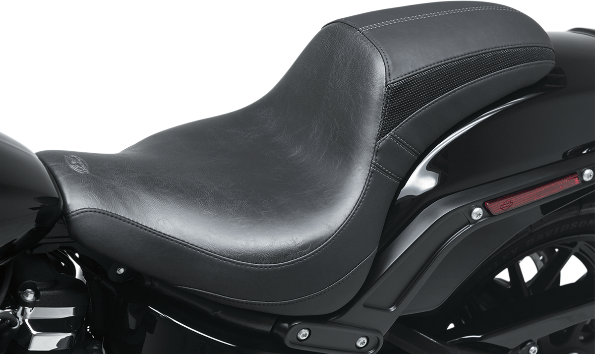 MUSTANG Seat - Tripper Fastback - Smooth - Black - FXFB 75709