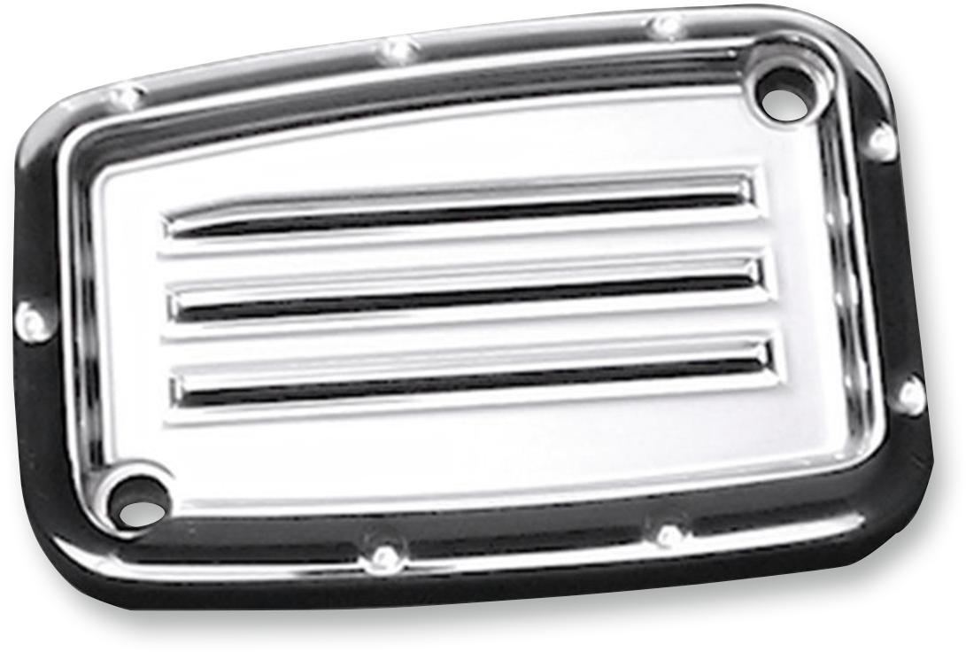 COVINGTONS Master Cylinder Lid - Brake - Front - Dimpled - Chrome C1176-C