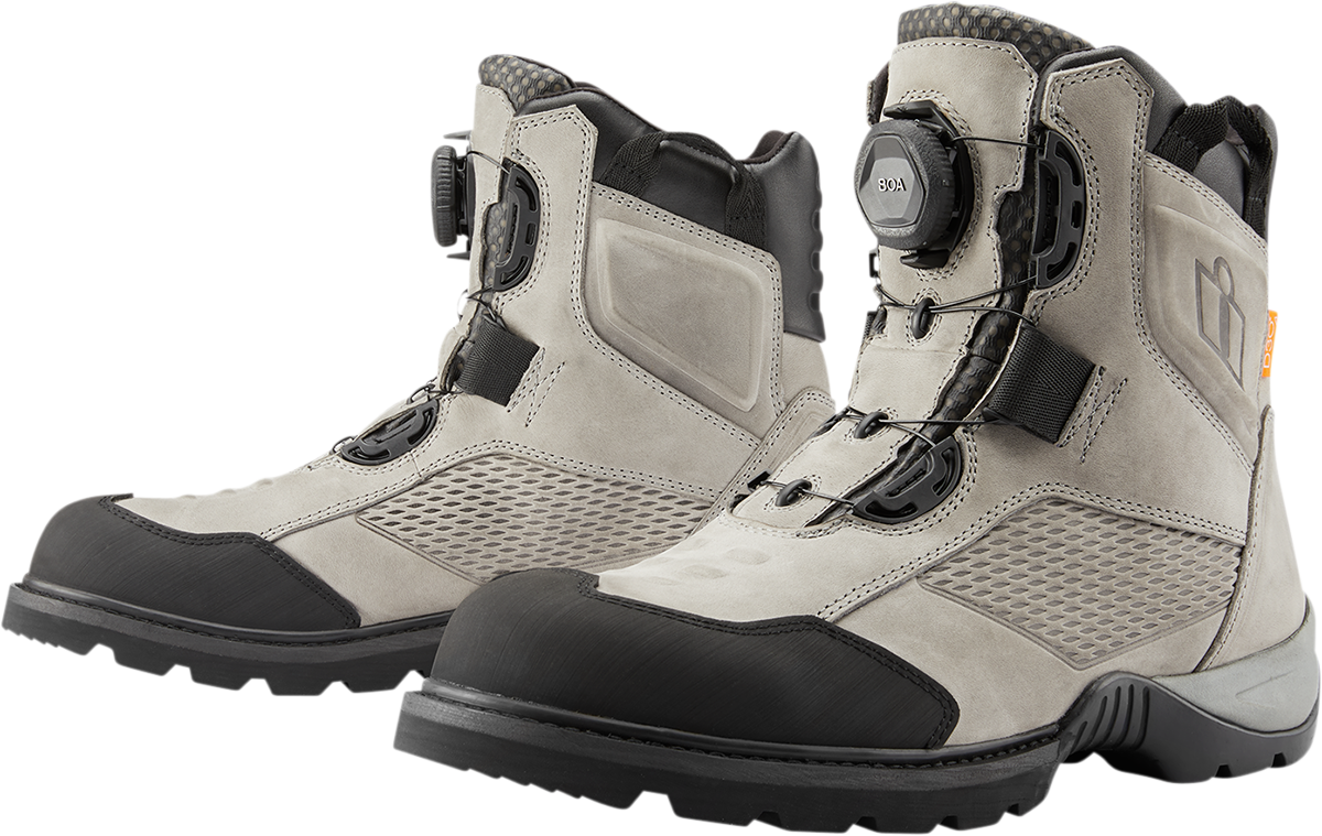 ICON Stormhawk Boots - Gray - Size 11.5 3403-1181