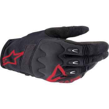 ALPINESTARS Techdura Gloves - Fire Red/Black - Large 3564524-3131-L
