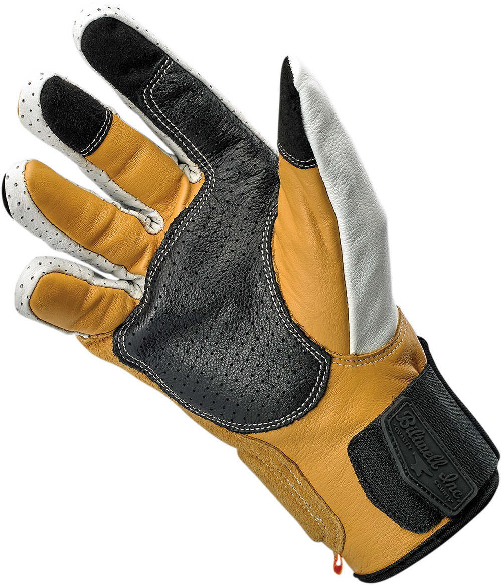 BILTWELL Borrego Gloves - Cement - Small 1506-0409-302