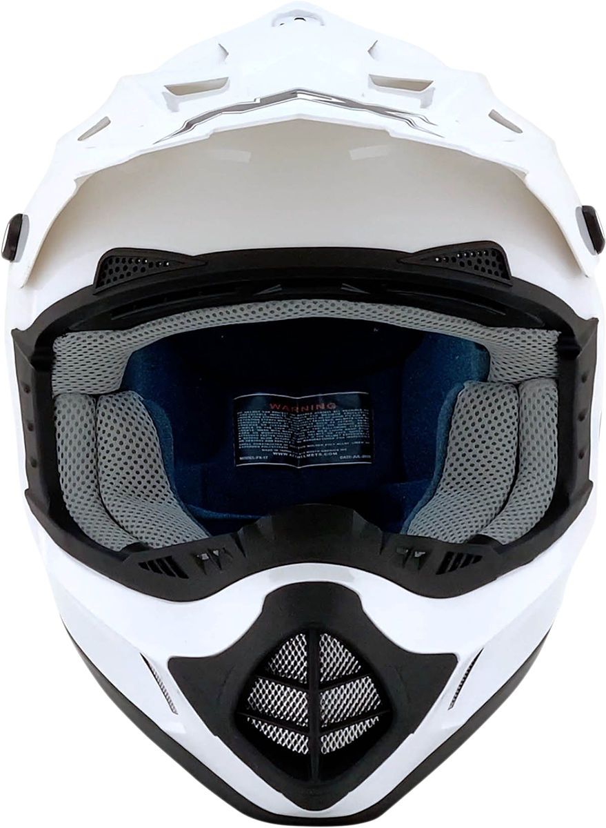 AFX FX-17 Helmet - White - Small 0110-4081