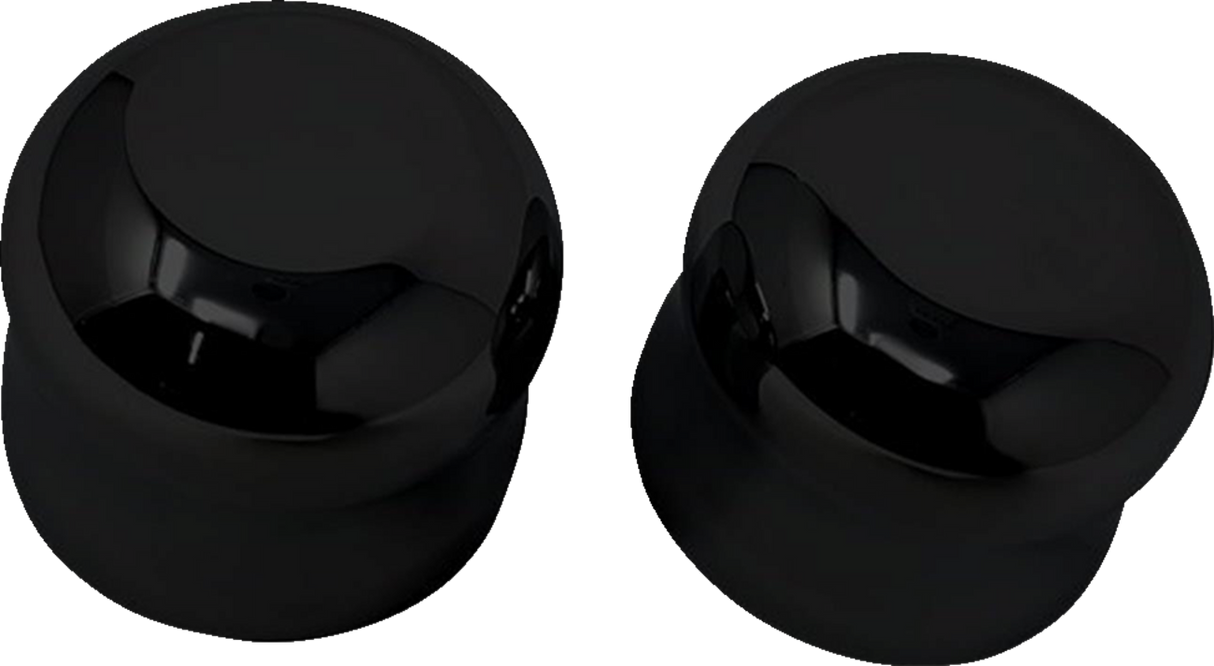 COVINGTONS Axle Cap - Front - Smooth - Black C0007-B