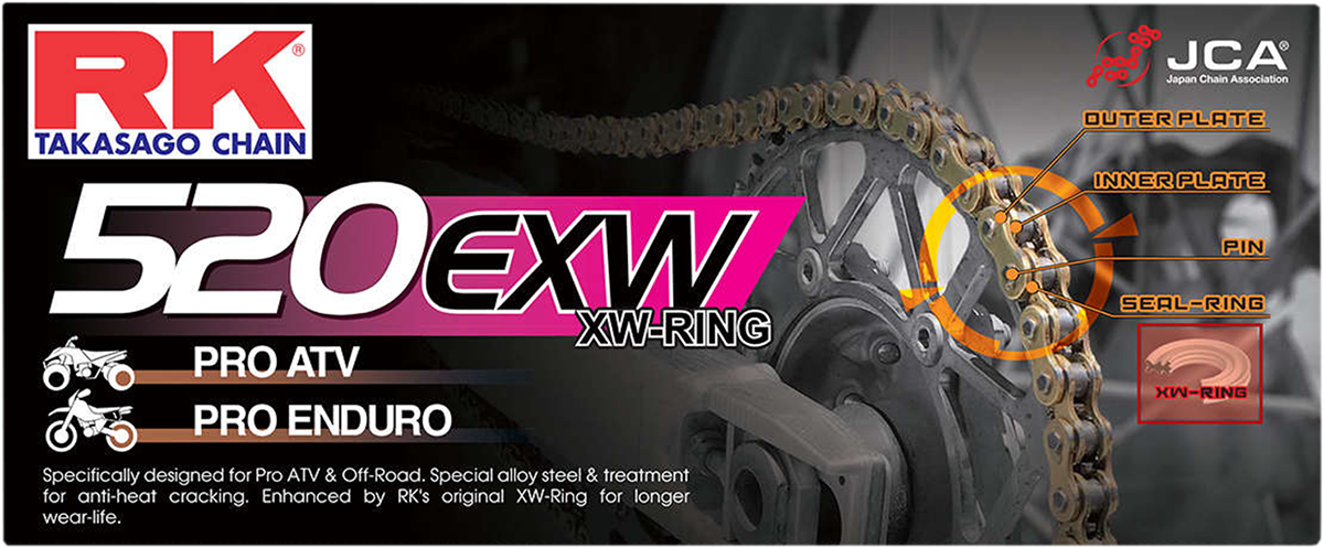 RK 520 EXW - Chain - 110 Links 520EXW-110