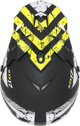 AFX FX-17Y Helmet - Attack - Matte Black/Hi-Vis Yellow - Medium 0111-1415