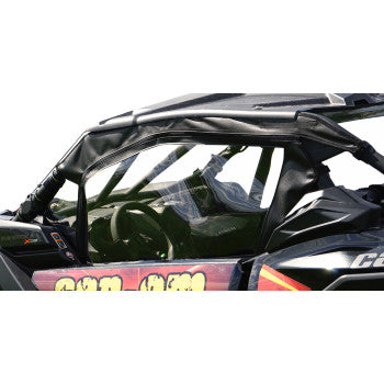 SEIZMIK Soft Full Doors - Rear Window - Black - Can-Am Maverick  X3  2017-2021 51-20993