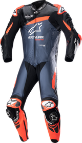 ALPINESTARS GP Plus v4 Leather Suit - Black/Red Fluo/Blue - US 42 / EU 52 3150523135752