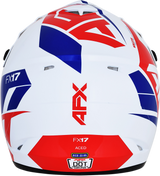 AFX FX-17 Helmet - Aced - Red/White/Blue - 2XL 0110-6483