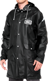 100% Torrent Raincoat - Black - Medium 20040-00001