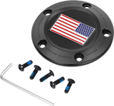 FIGURATI DESIGNS Timing Cover - 5 Hole - American - Black FD21R-TC-5H-BLK