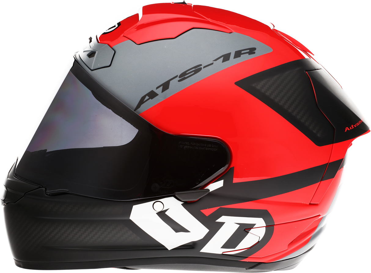 6D ATS-1R Helmet - Wyman - Red/Gray - Large 30-0737