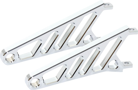 HIGHSIDER Headlight Bracket - Long - Chrome 220-819