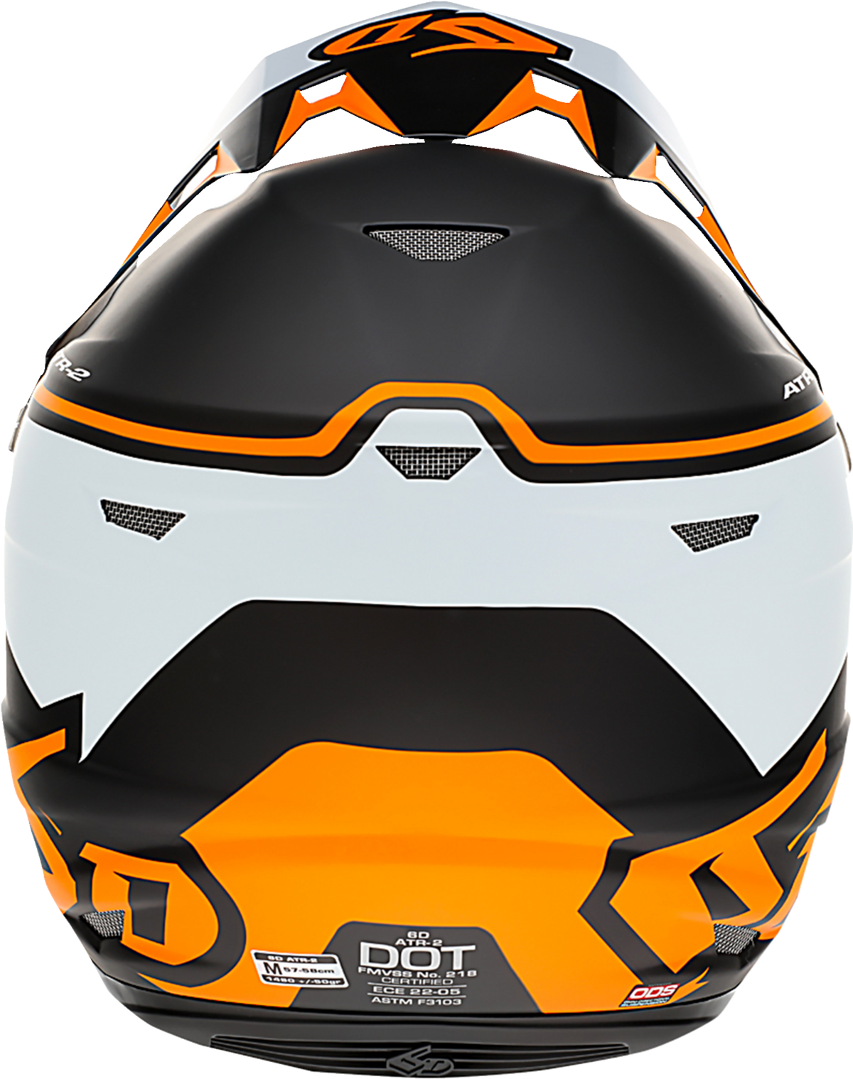 6D ATR-2 Helmet - Drive - Neon Orange - 2XL 12-2759