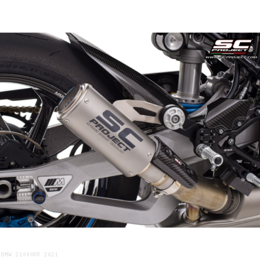 SC-Project slip on Exhaust  Titanium M1000RR / 2020-2024 S1000RR / 2020-2023 S1000RR M Package / 2020-2022 S1000RR Sport / 2020 B33-50TR