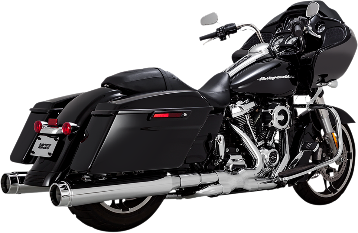 VANCE & HINES 4.5" Torquer Mufflers for FL - Chrome 16674