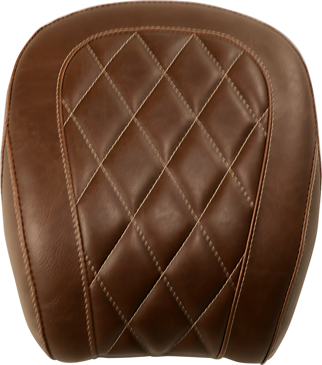 MUSTANG Passenger Seat - Diamond - Brown - FLHC/S 83006