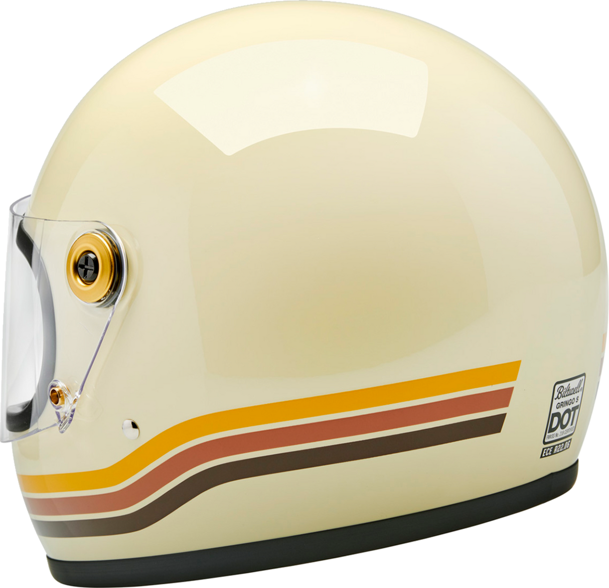 BILTWELL Gringo S Helmet - Gloss Desert Spectrum - Small 1003-560-502