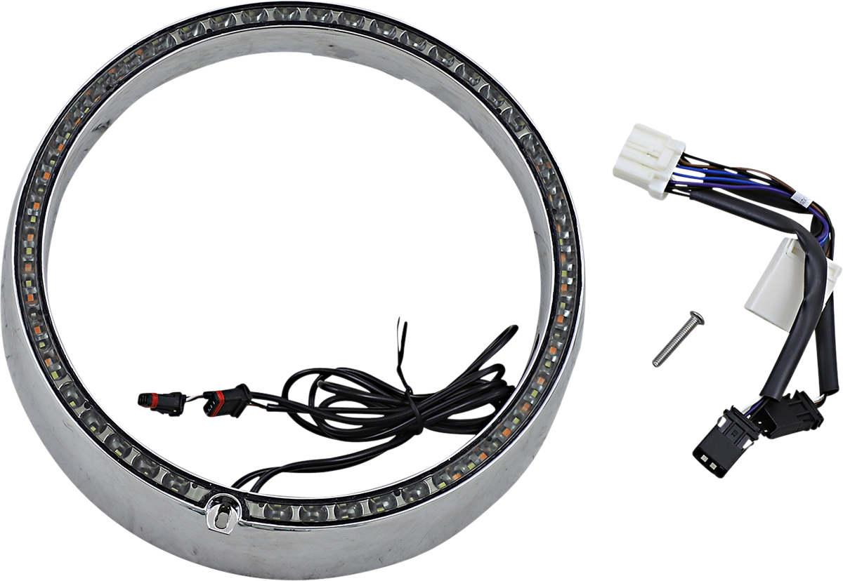 CUSTOM DYNAMICS Sequential Trim Ring - Chrome PB-7TR-SEQ-3C