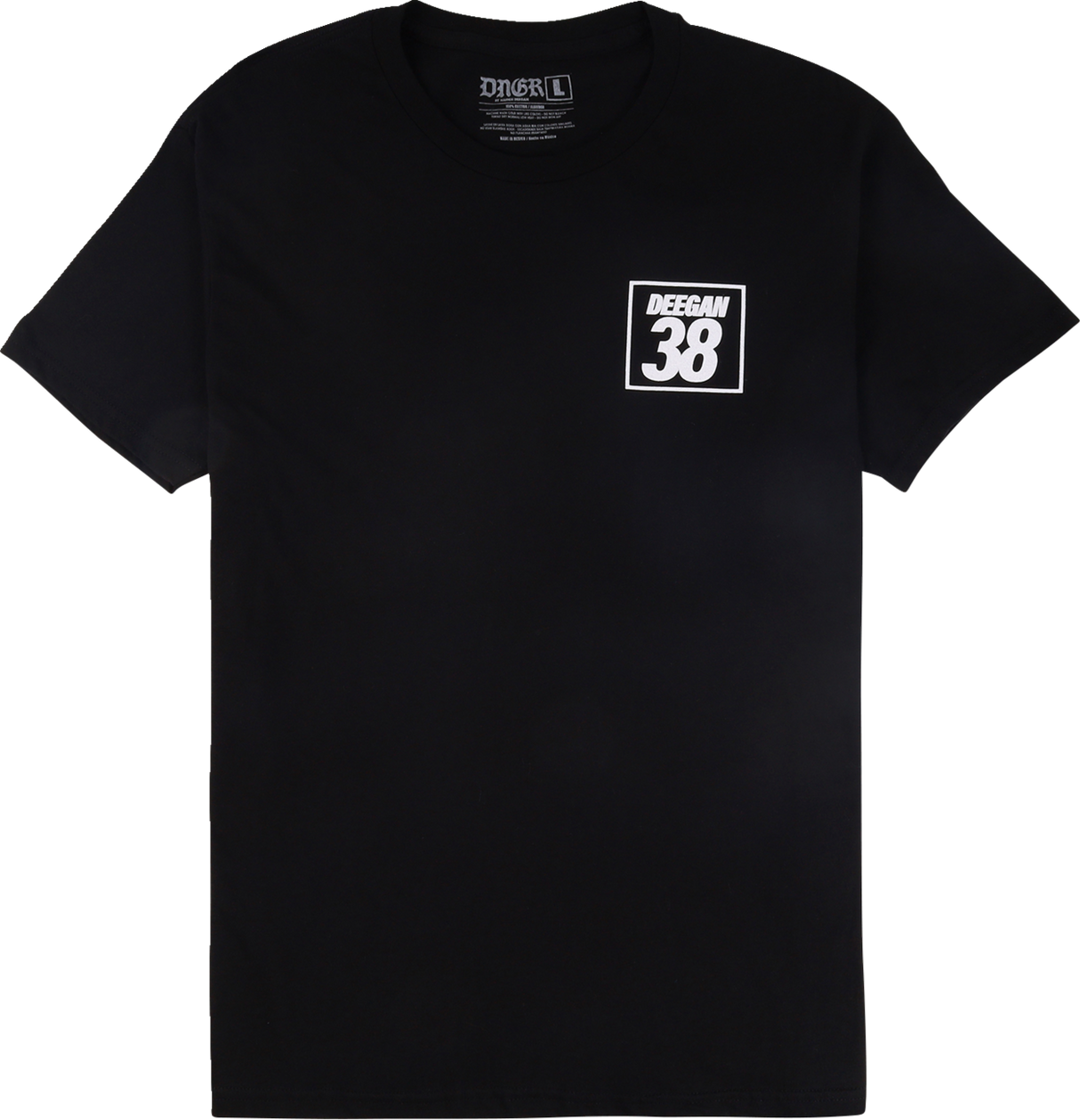 Deegan Apparel Holeshot T-Shirt - Black - Small DMTSS3027BLKS