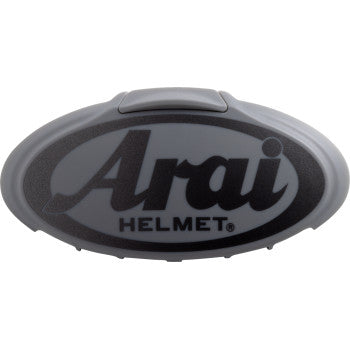 ARAI HELMETS 3D Arai Logo Duct - Metal Silver/Gray 102111